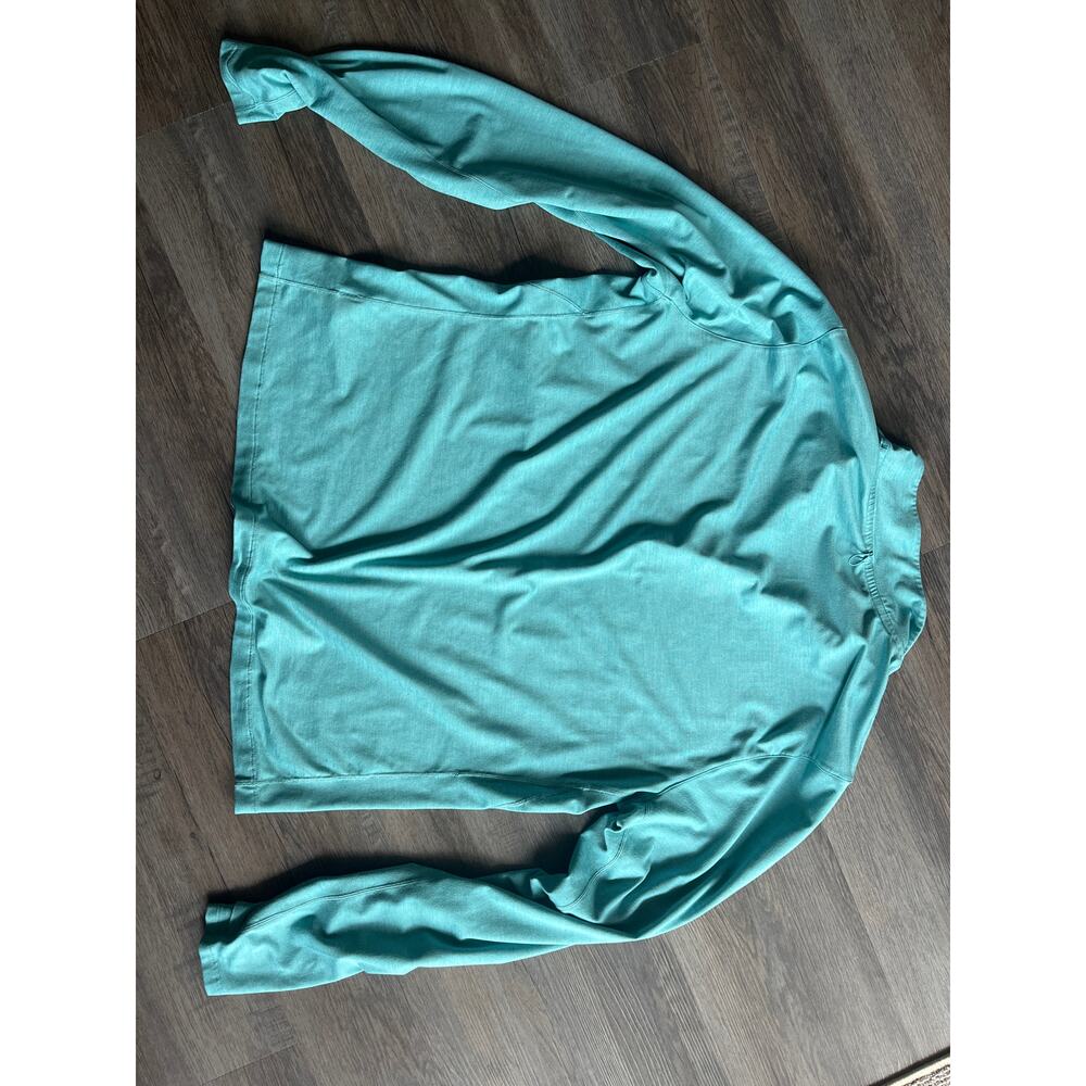 Brooks Dash 1/2 Zip 2.0 XL Womens half zip aqua blue GUC - Picture 2 of 5